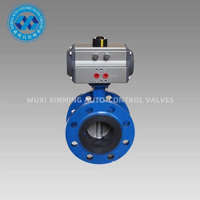 Actuator Niwmatig Flange Butterfly Vlave