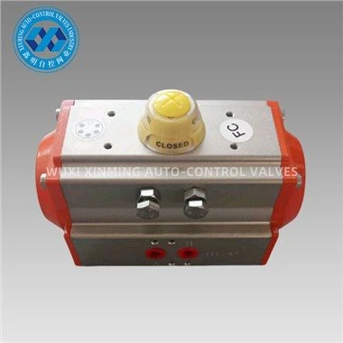 AT Actuator Rotari Niwmatig Dros Dro Dwbl