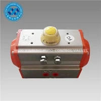 AT Actuator Rotari Niwmatig Dros Dro Dwbl