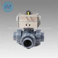 Auto-reoli Falfiau Ball Actuator Niwmatig Ar gyfer Systemau Dyfrhau