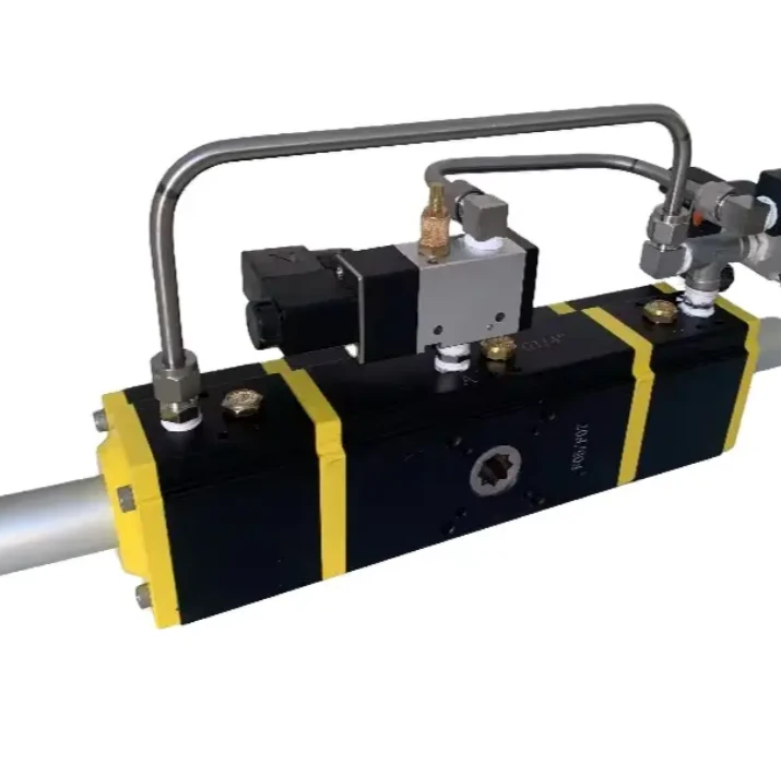 Falf bêl 2 ffordd 3 actuator niwmatig cam