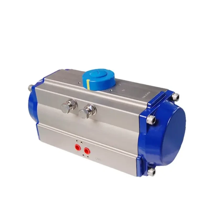 Valf Auto-Rheoli 90 Gradd Actuators Rotari Niwmatig (CE)