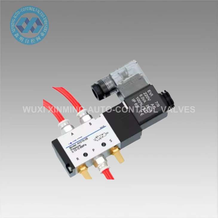 Falf solenoid niwmatig aloi alwminiwm 52 AC220V 110V