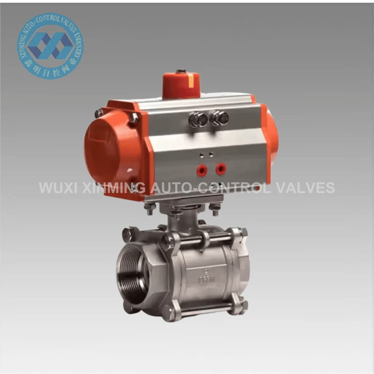 ISO Safon Dwbl Dwbl Dwbl Dur Di -staen actuator Falf Bêl actuator