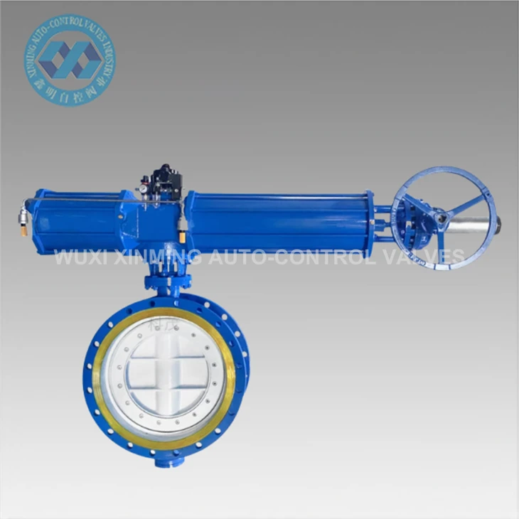 Gwneuthurwyr Gwerthiannau Uniongyrchol Torque Mawr Falf Fawr Fforc Math o Actuator niwmatig