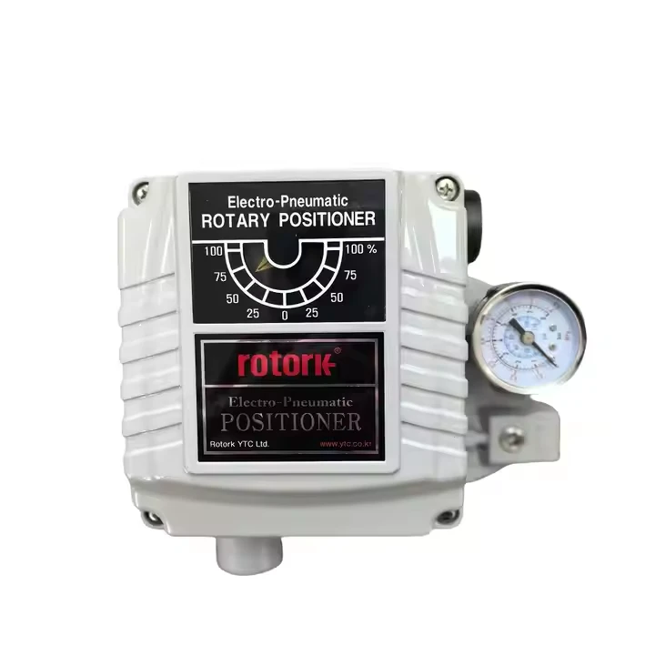 YTC Yt newydd -1000 rdn122s 00 Gweithrediad actuator falf cylchdro niwmatig trwy'r rheolydd trydanol neu'r system reoli