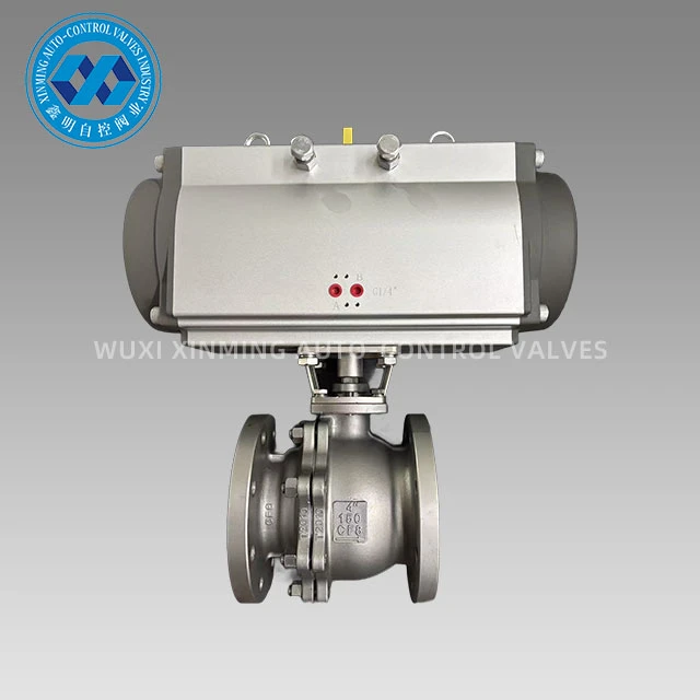 Actuator Niwmatig Metel-i-Flange Ball Falf metel