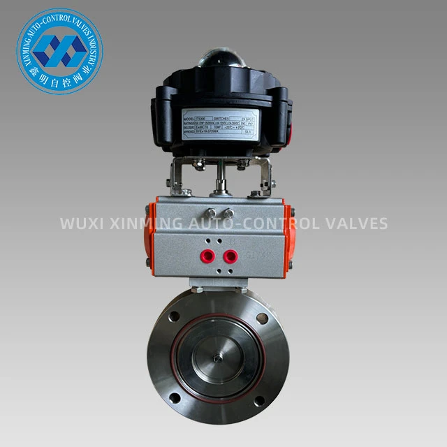 Falf glöyn byw gwactod Actuator Niwmatig