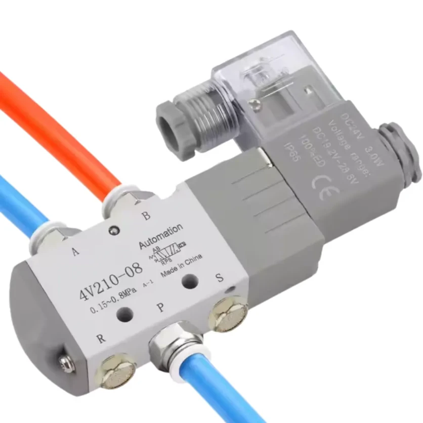 Falf solenoid niwmatig Rheoli Precision Cyfanwerthol gydag ategolion