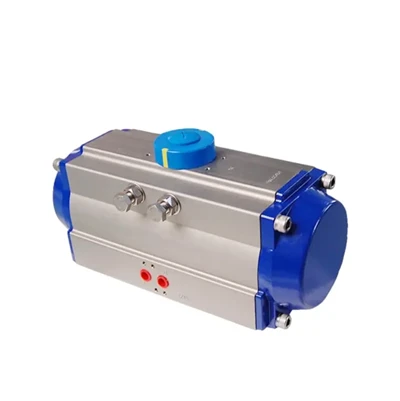 Valf Auto-Rheoli 90 Gradd Actuators Rotari Niwmatig (CE)