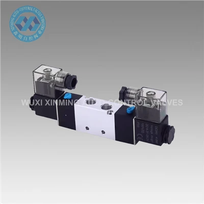 Uchel - Perfformiad Dau - Swydd pump - Falf solenoid niwmatig gyda coil trydan