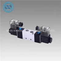Uchel - Perfformiad Dau - Swydd pump - Falf solenoid niwmatig gyda coil trydan
