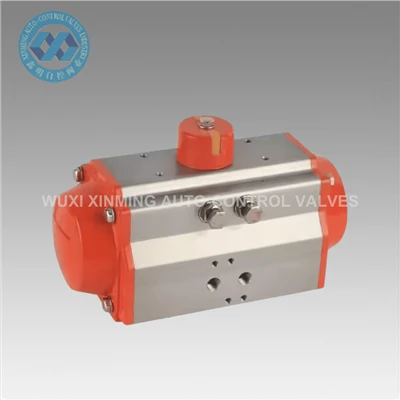 Actuator Rotari niwmatig: 0 ~ Rheolaeth fanwl 90 gradd