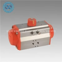 Actuator Rotari niwmatig: 0 ~ Rheolaeth fanwl 90 gradd