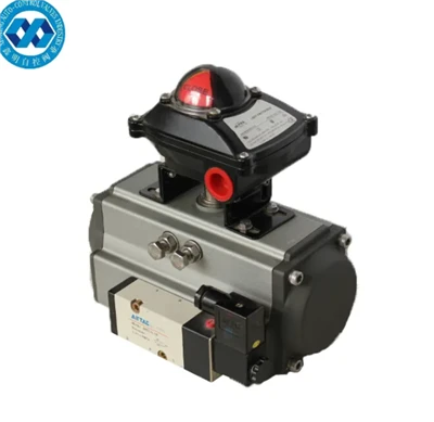 Falf Airtac Niwmatig Silindr Actuator gyda dangosydd sefyllfa actuator