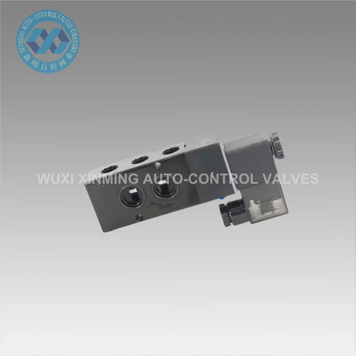 Falf solenoid actuator niwmatig llif dwy ffordd