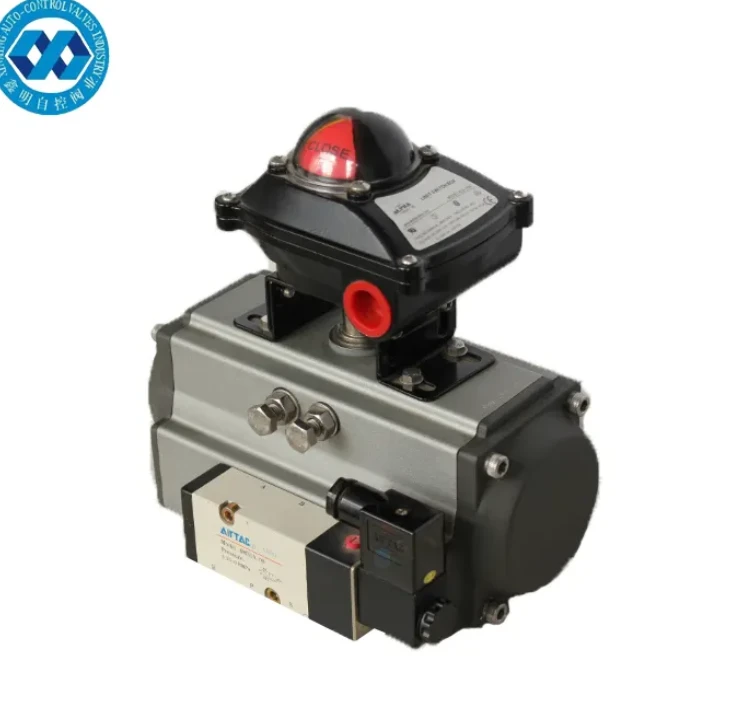 Falf Airtac Niwmatig Silindr Actuator gyda dangosydd sefyllfa actuator